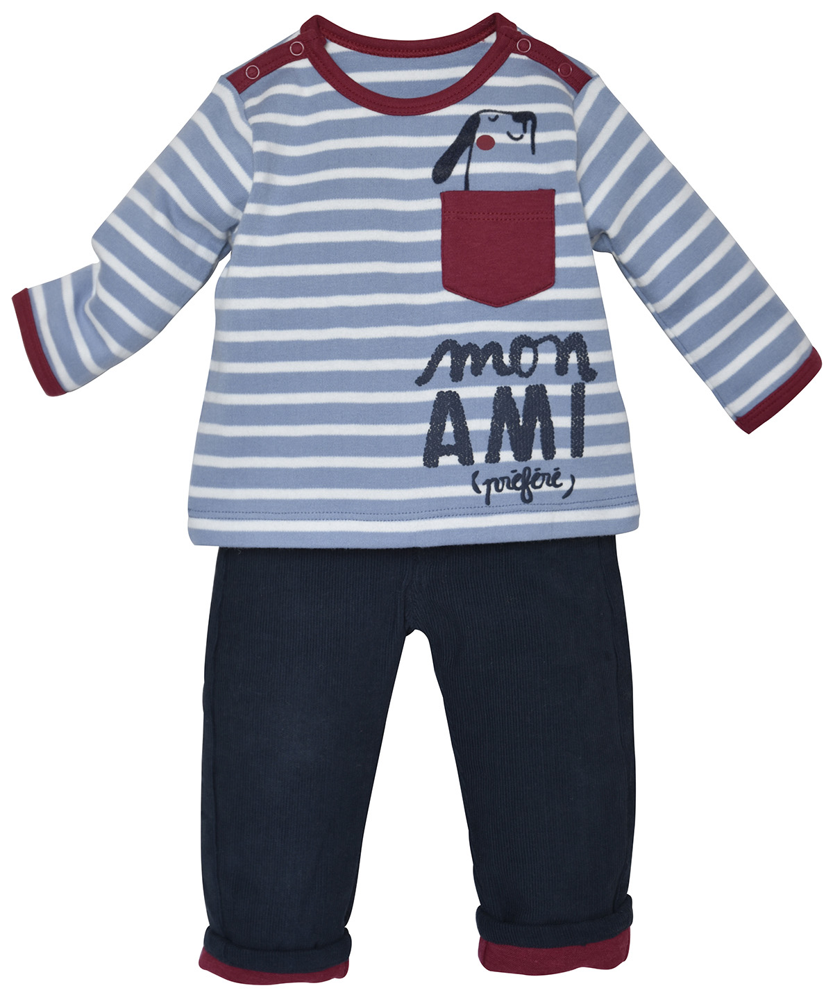 Ensemble pantalon et tee shirt garcon, SUCRE D'ORGE