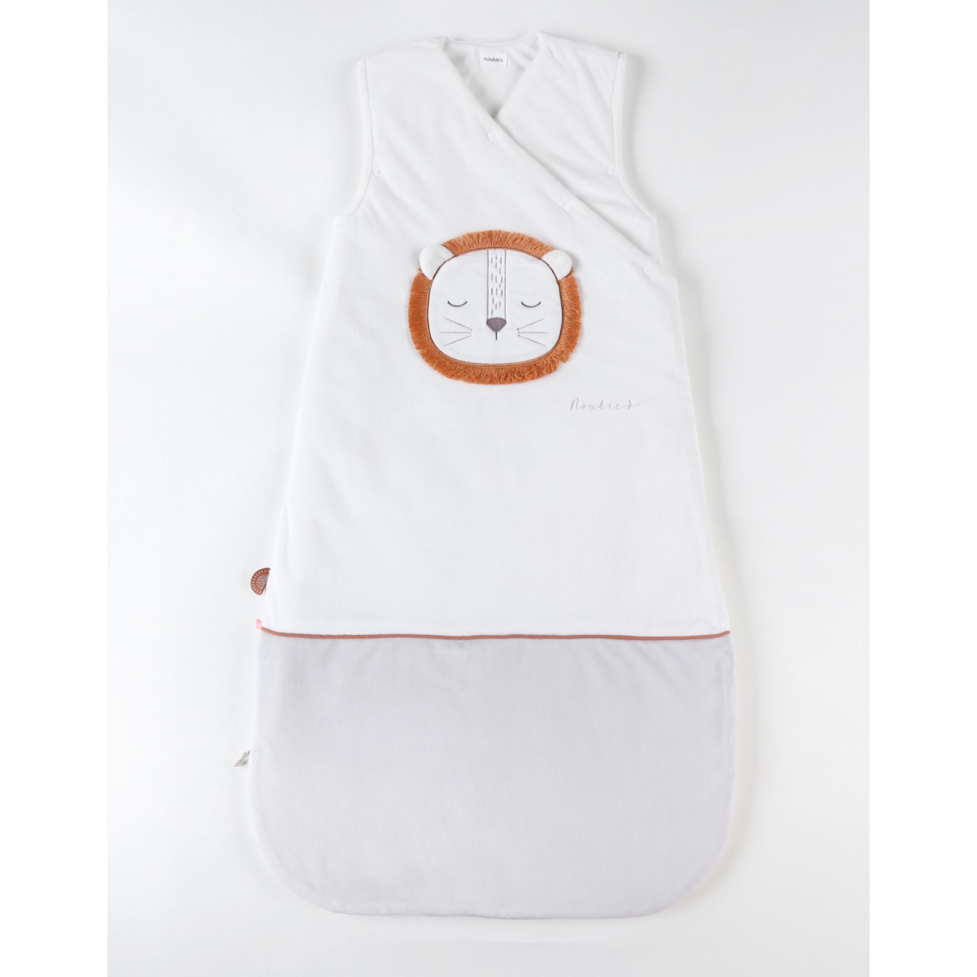 Gigoteuse Babou 100cm en Veloudoux blanc, NOUKIE'S