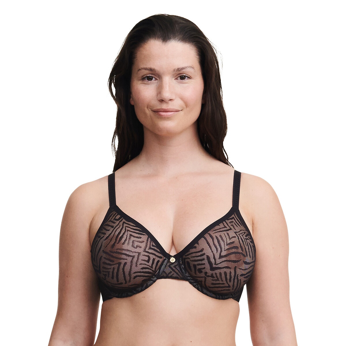 Soutien-gorge emboîtant moulé, graphic allure noir Chantelle