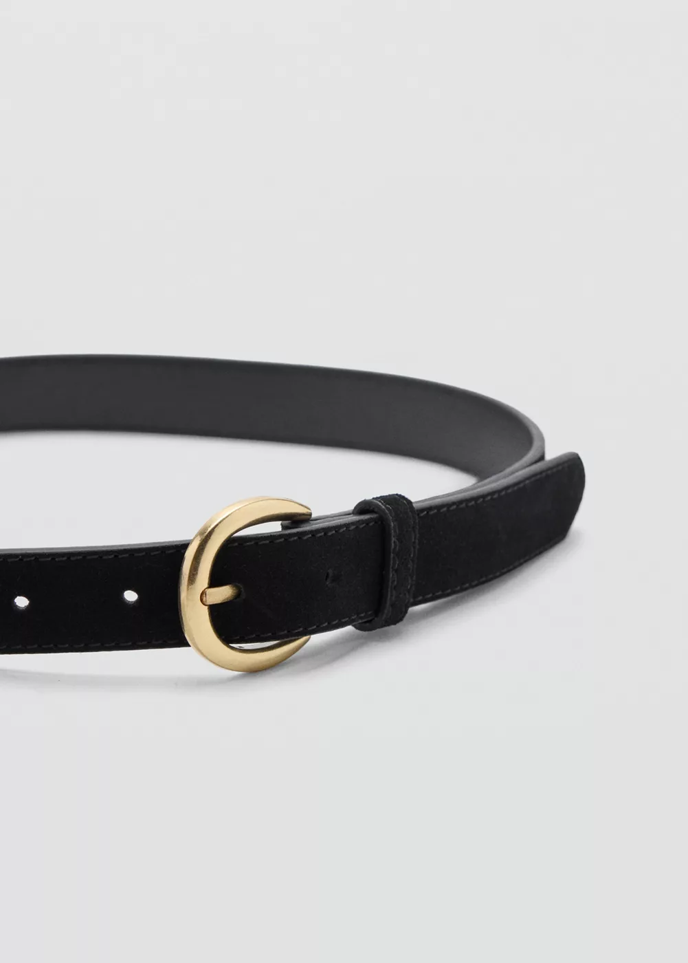 Ceinture cuir suède, MANGO