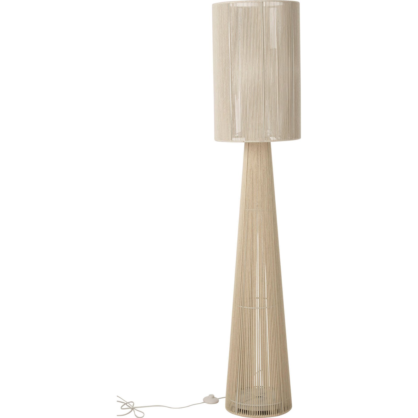 Lampadaire tressé en corde, Grand format, RECOLLECTION