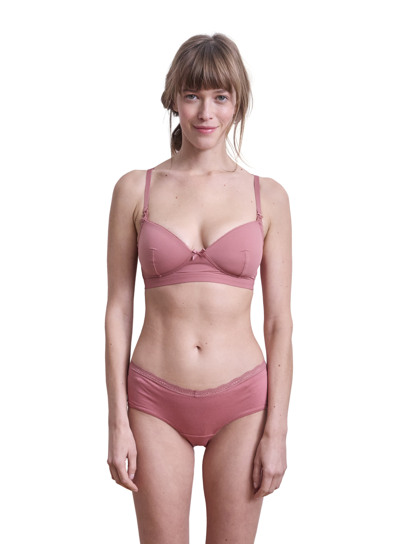 Soutien-gorge rembourré d'allaitement toucher très doux, VERTBAUDET
