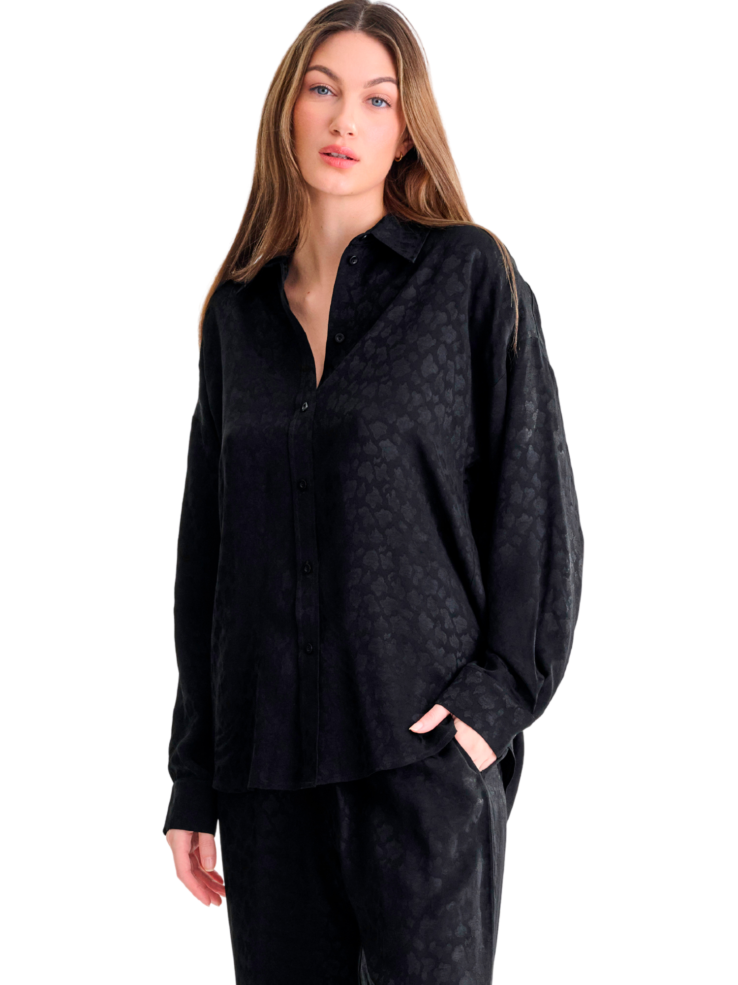 Haut pyjama chemise manches longues TALENA, LISCA