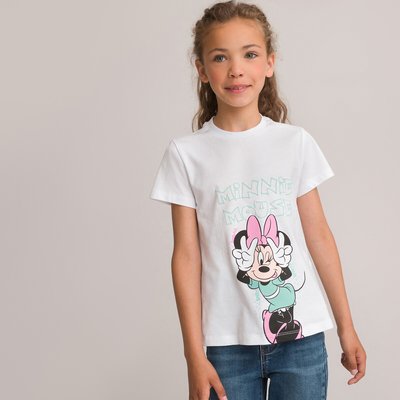 Camiseta de cuello redondo, estampada de Minnie Mouse MINNIE MOUSE