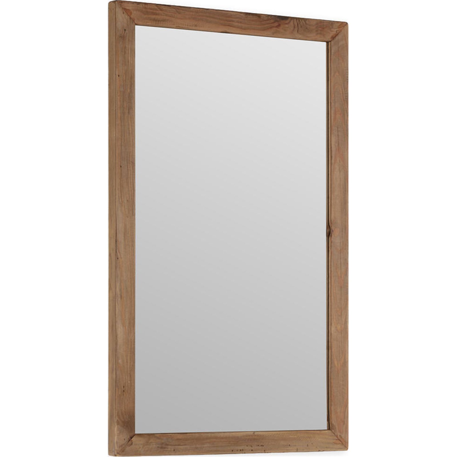 Miroir rectangulaire en bois de pin, RECOLLECTION