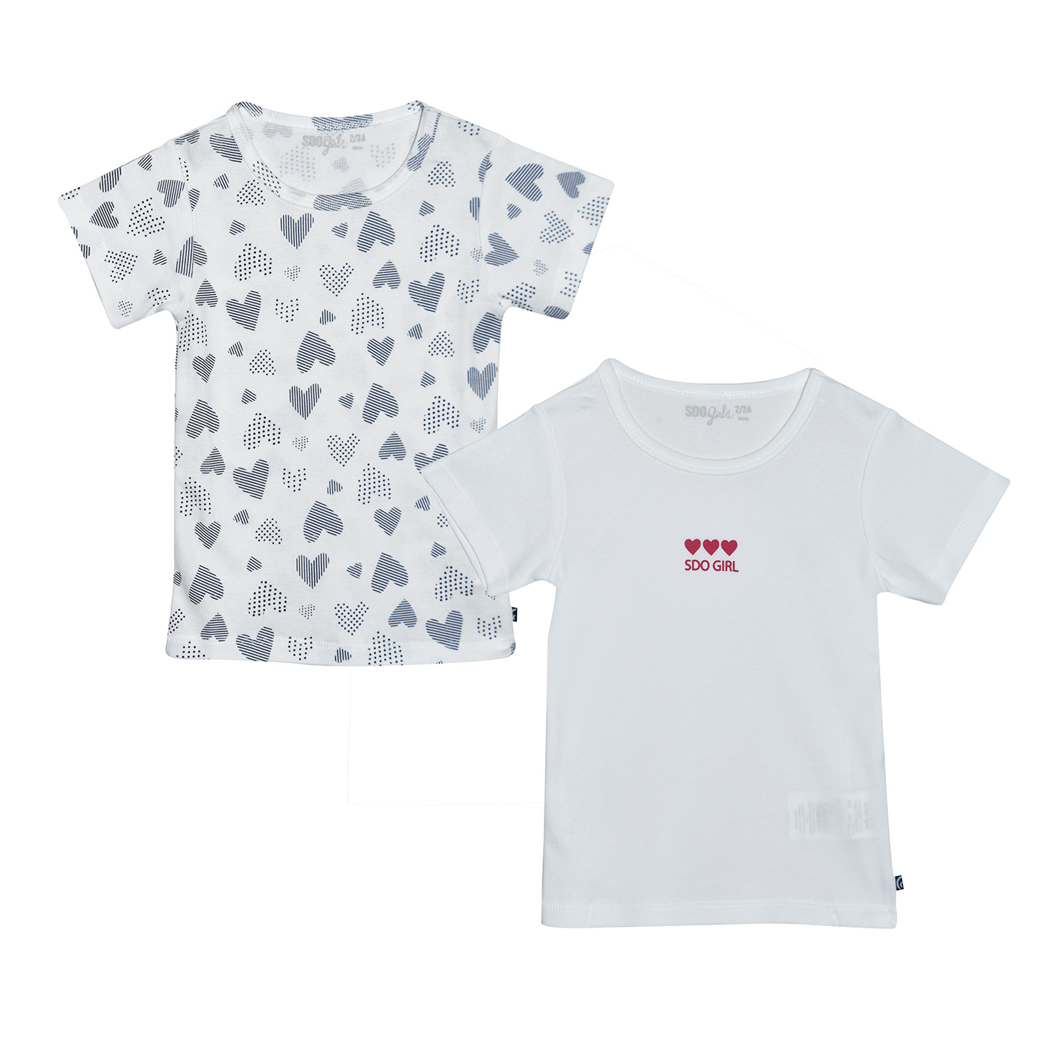 2 maillots de corps fille delphina, SUCRE D'ORGE