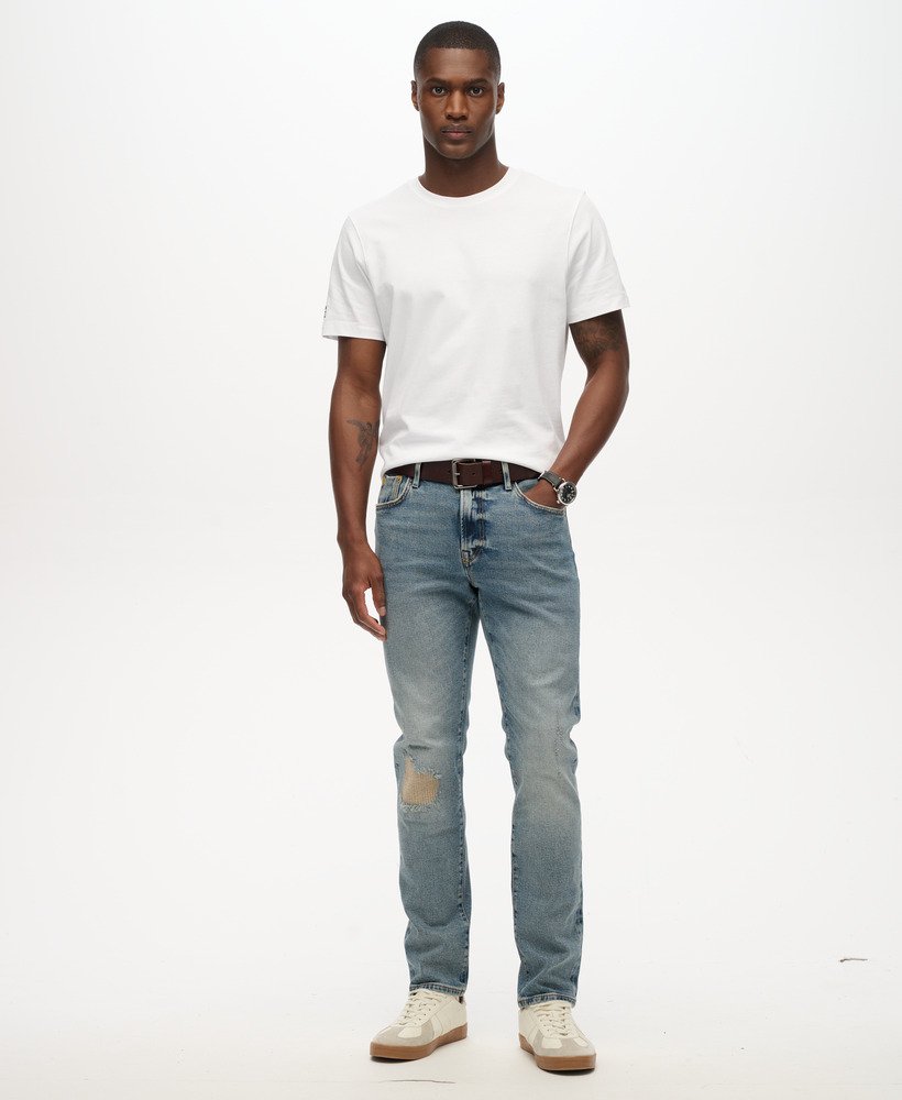 Jean slim The Merchant Store en coton bio, SUPERDRY