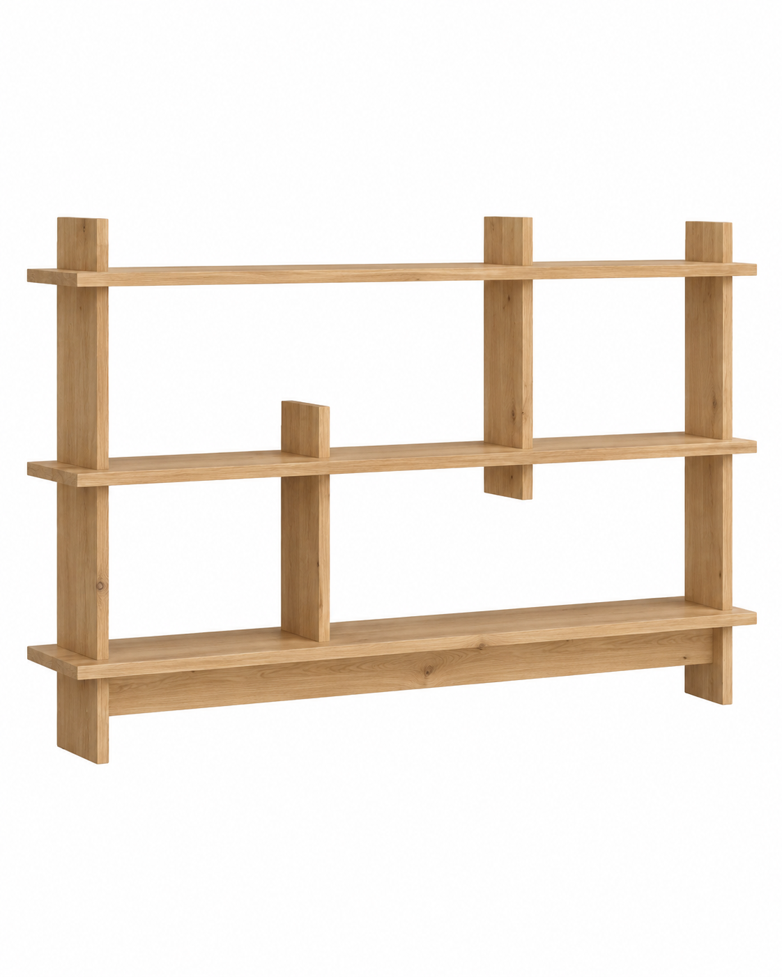 Étagère en bois d'aulne naturel, HANNUN