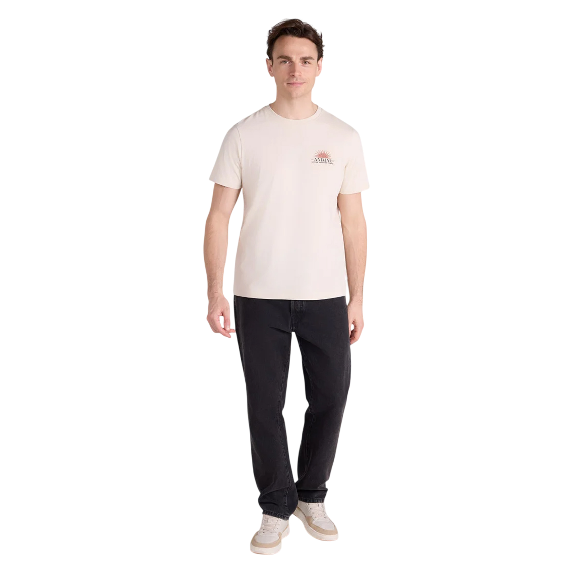 T-shirt en coton bio motif/style lever du soleil, MOUNTAIN WAREHOUSE