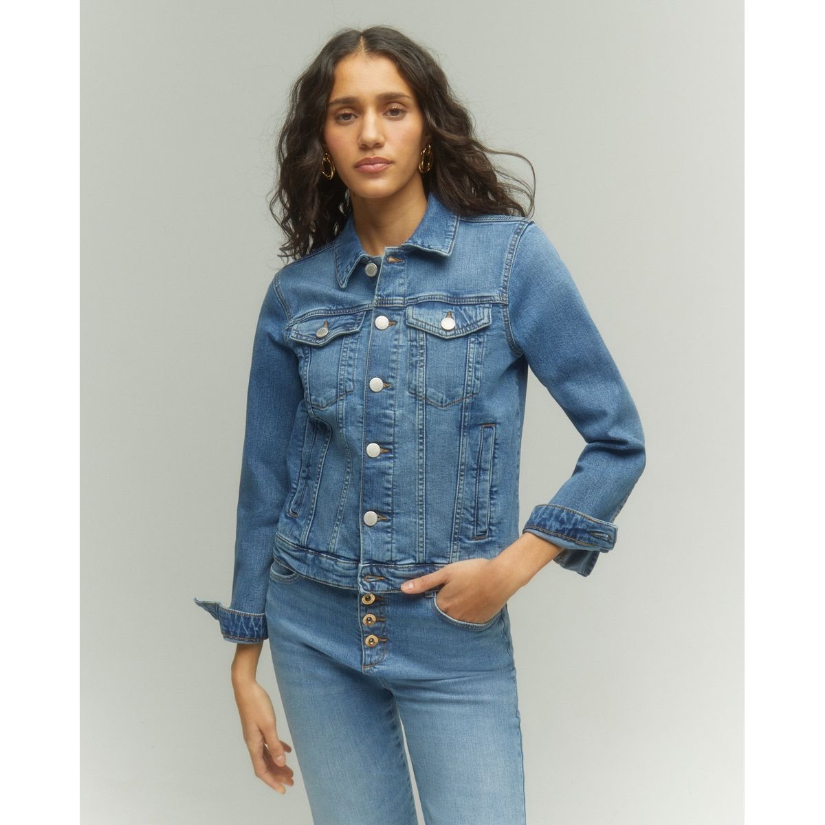 Veste jean la discount redoute