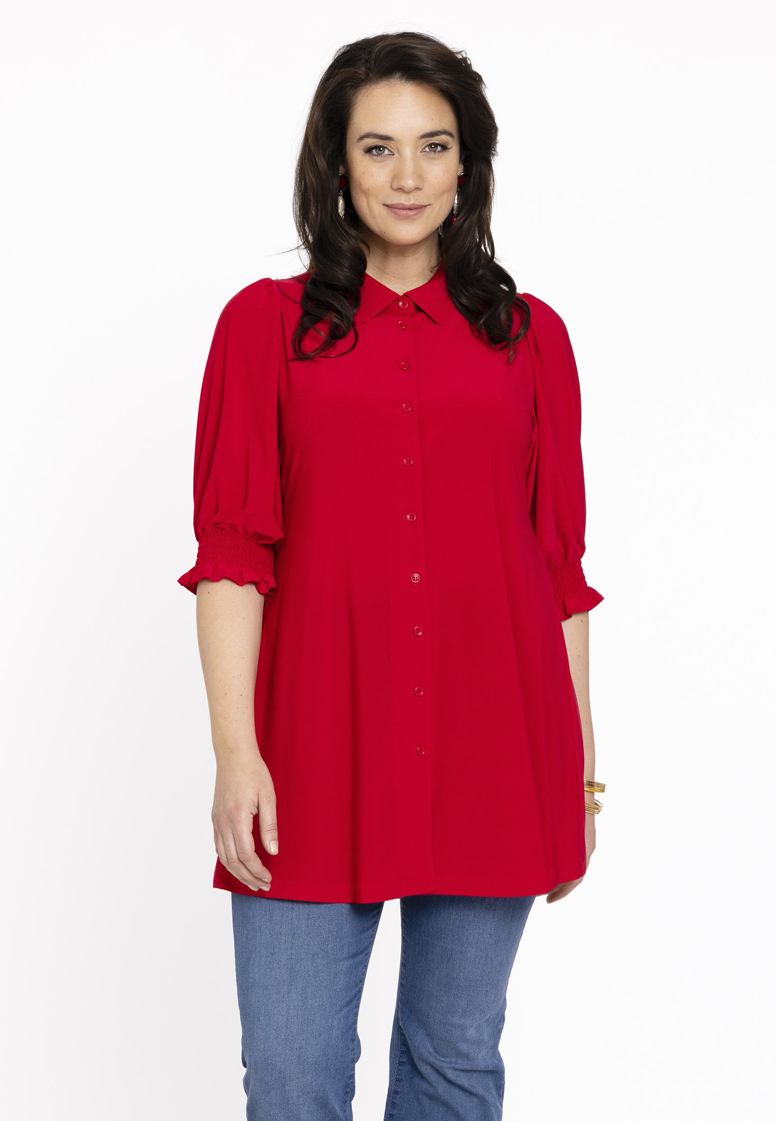 Chemise avec manches bouffantes, YOEK