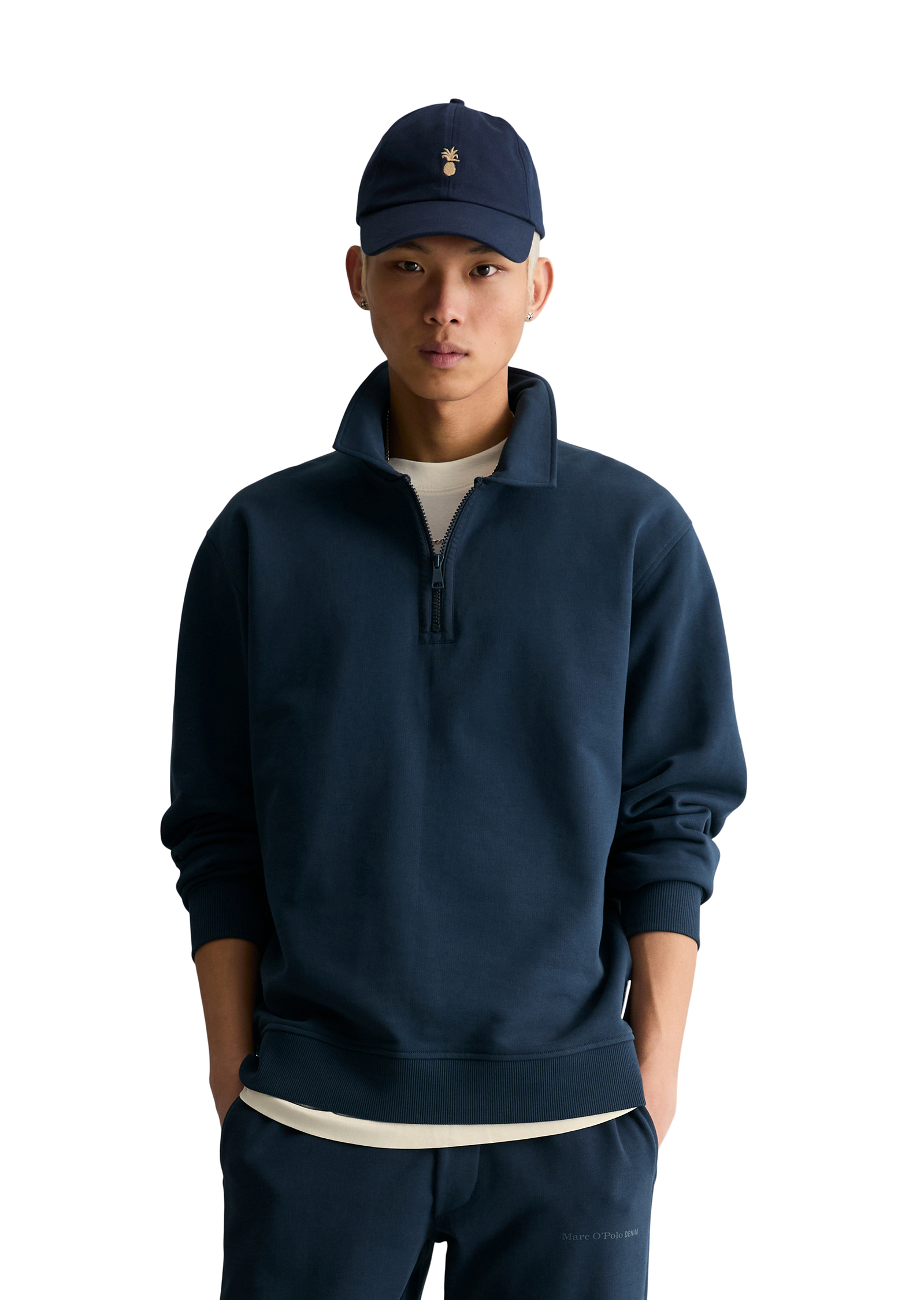 Sweat-Troyer relaxed en pur coton bio, MARC O’POLO DENIM