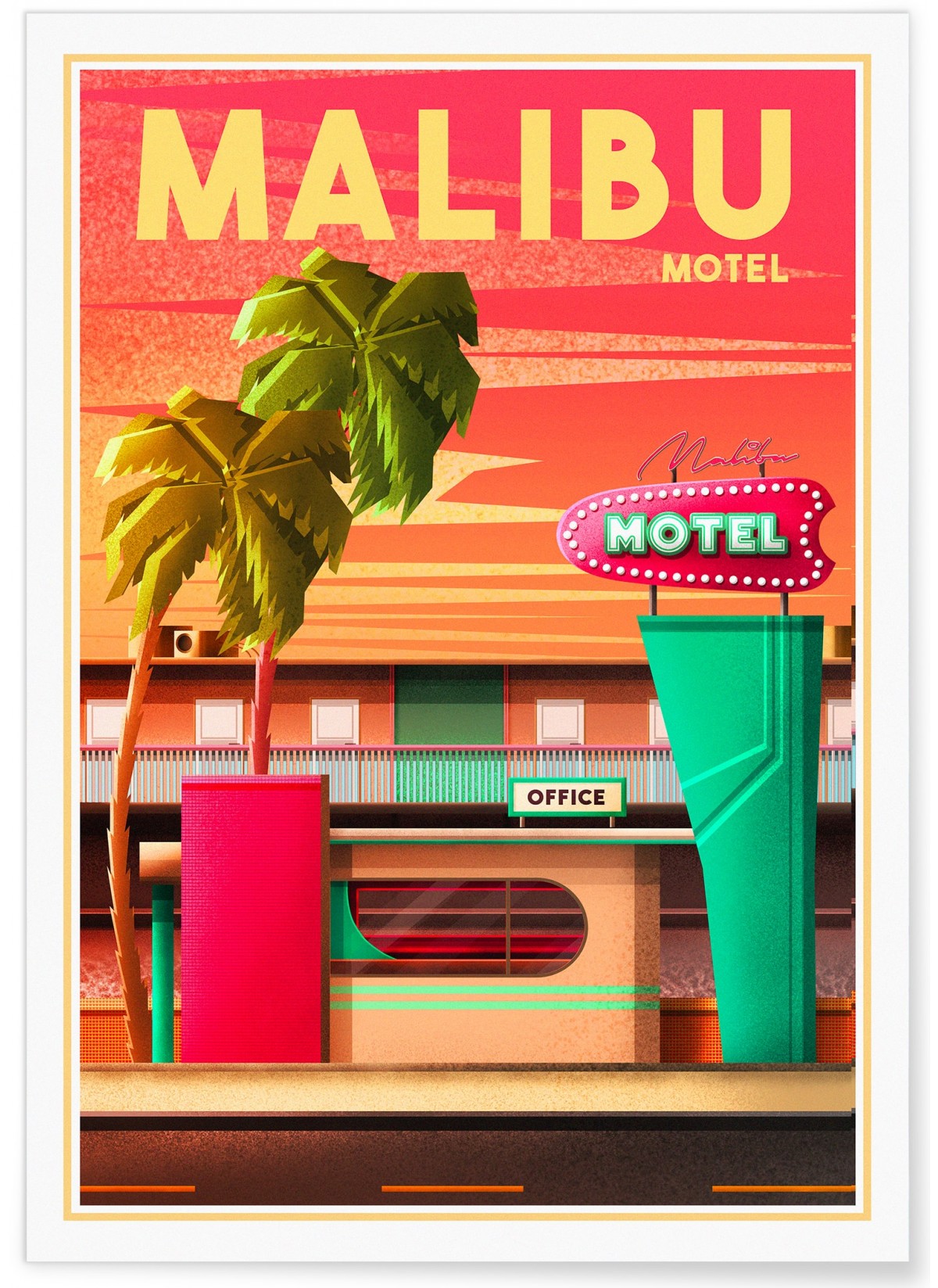 Affiche Malibu Motel, L'AFFICHERIE
