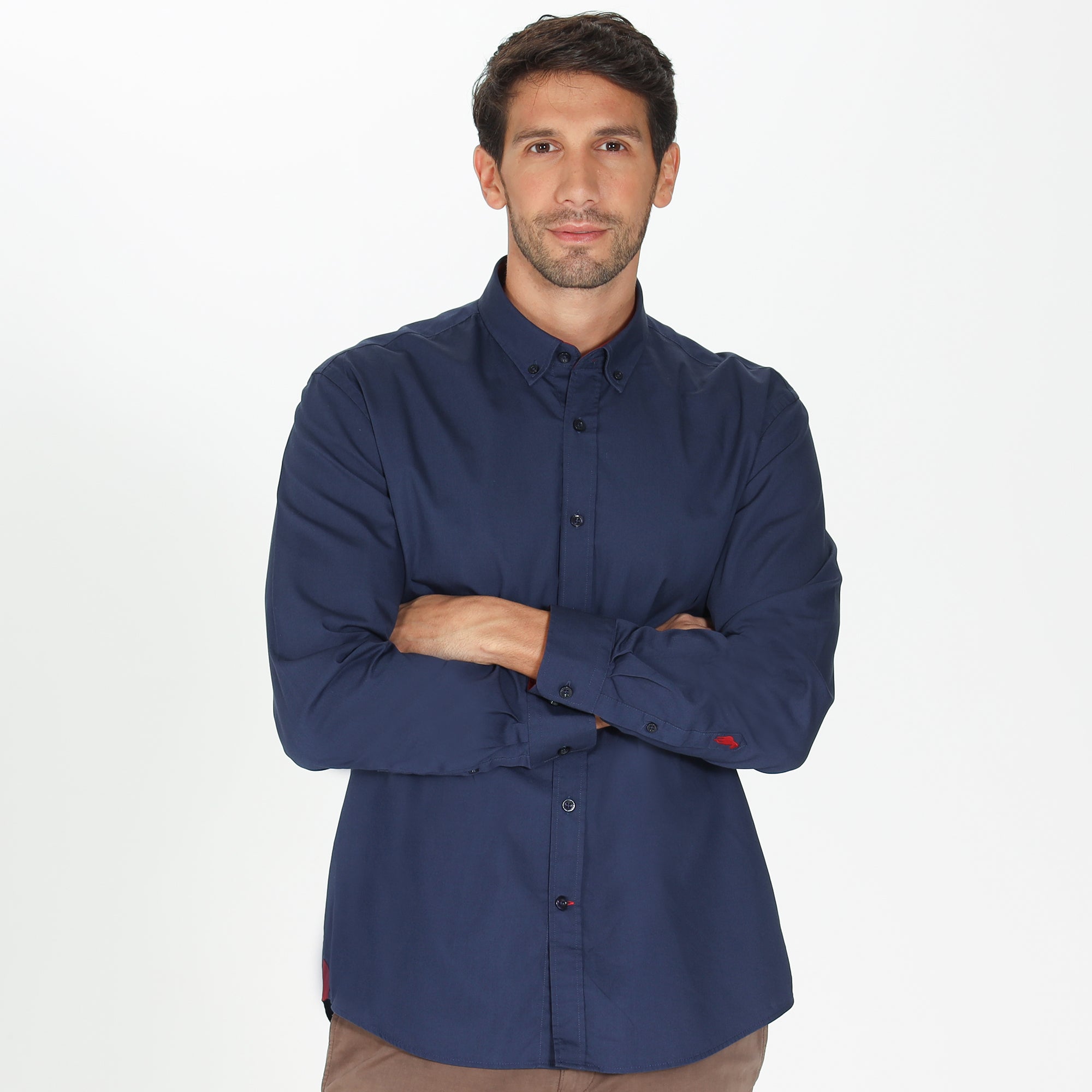 Chemise popeline manches longues en coton CROSBY, GENTLEMAN FARMER