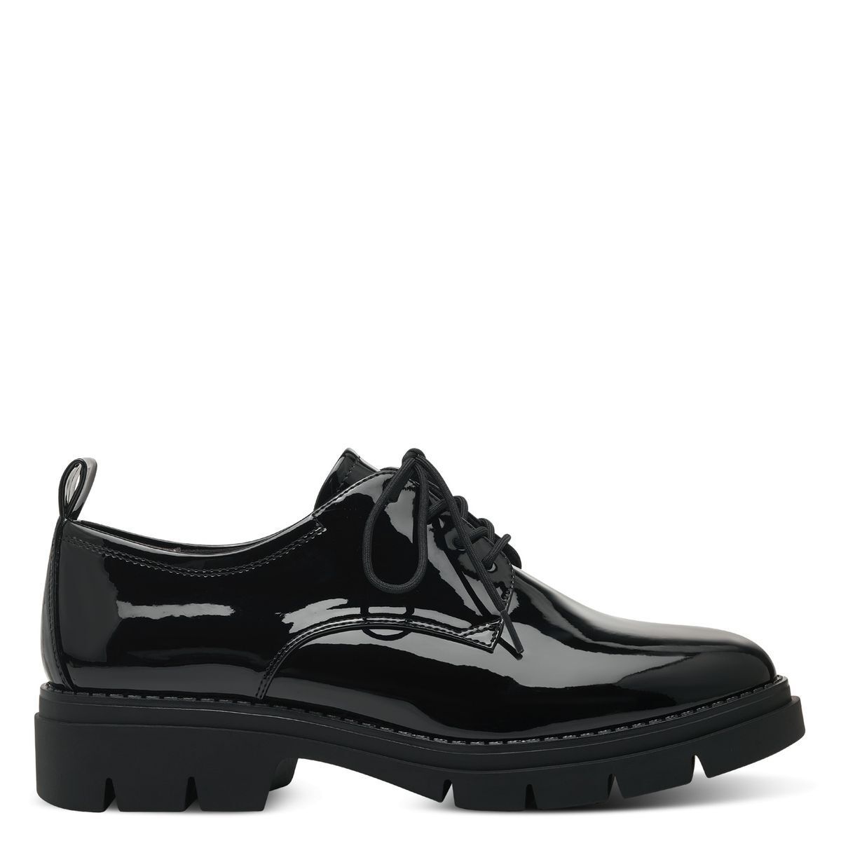 Derbies femme noir mat La Redoute