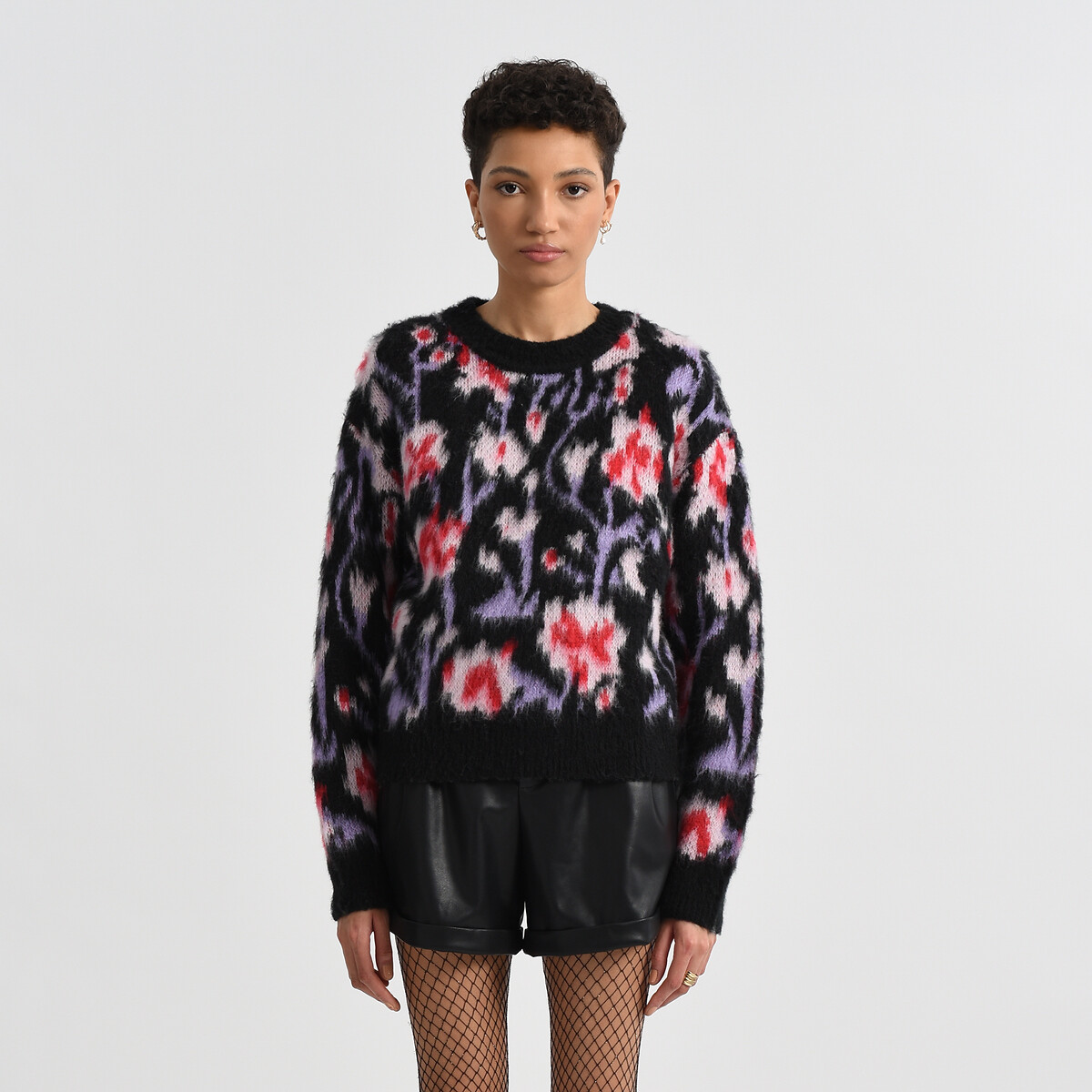 Floral crew neck jumper/sweater print 