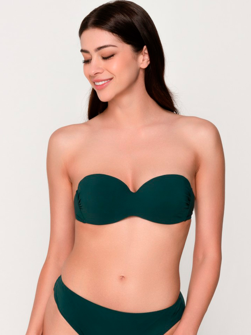 Haut maillot de bain bandeau préformé BLUE SENSE, LUNA SPLENDIDA