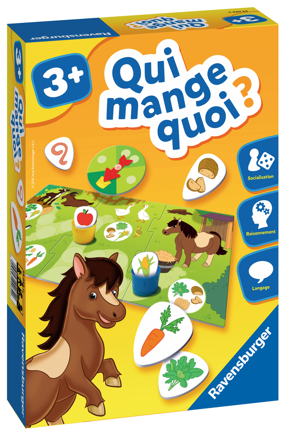 Qui mange quoi Jeu d'association, RAVENSBURGER