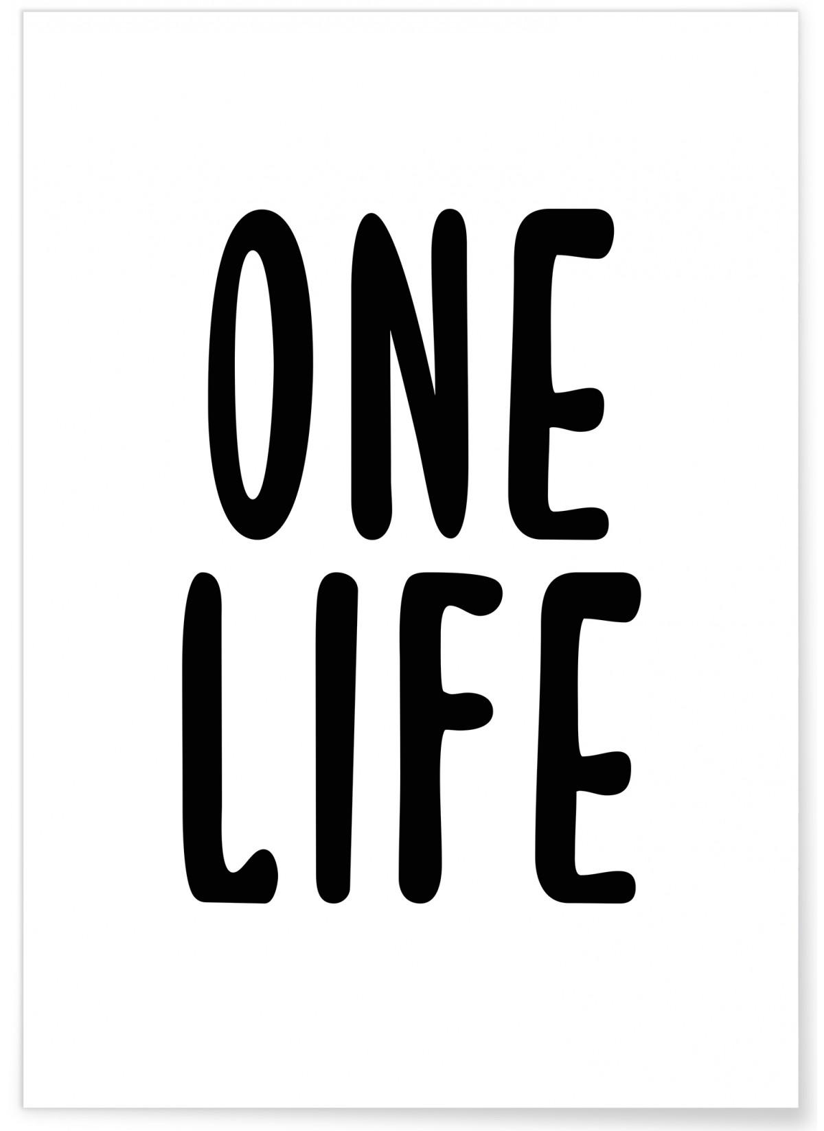 Affiche 'One life' 2, L'AFFICHERIE