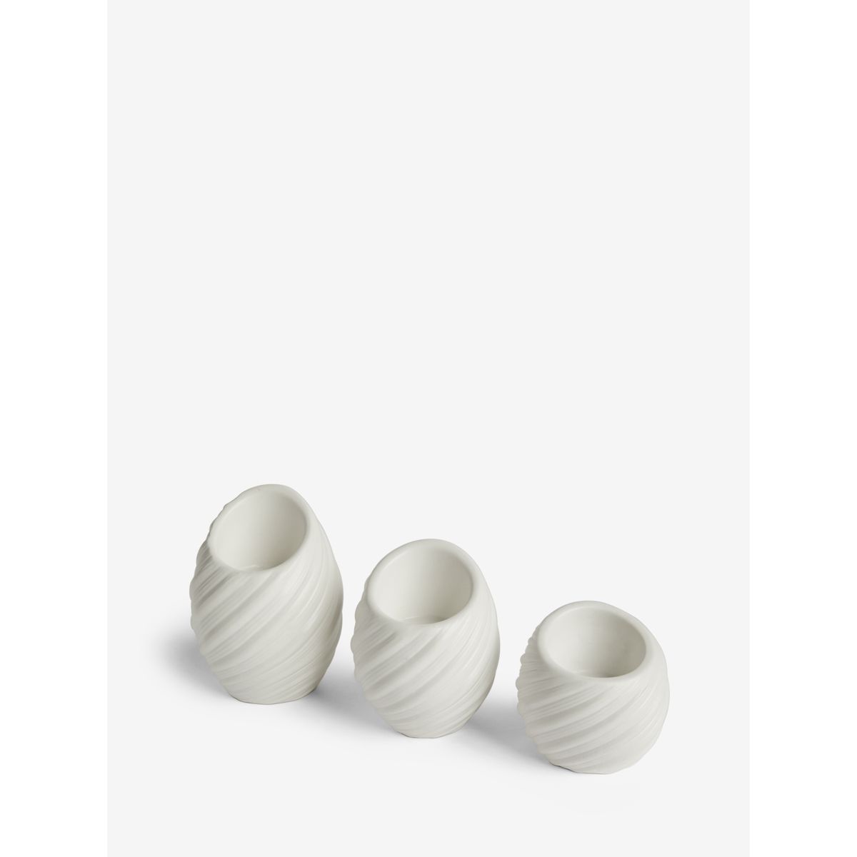 Porte-bougie plissé, lot de 3, NEXT