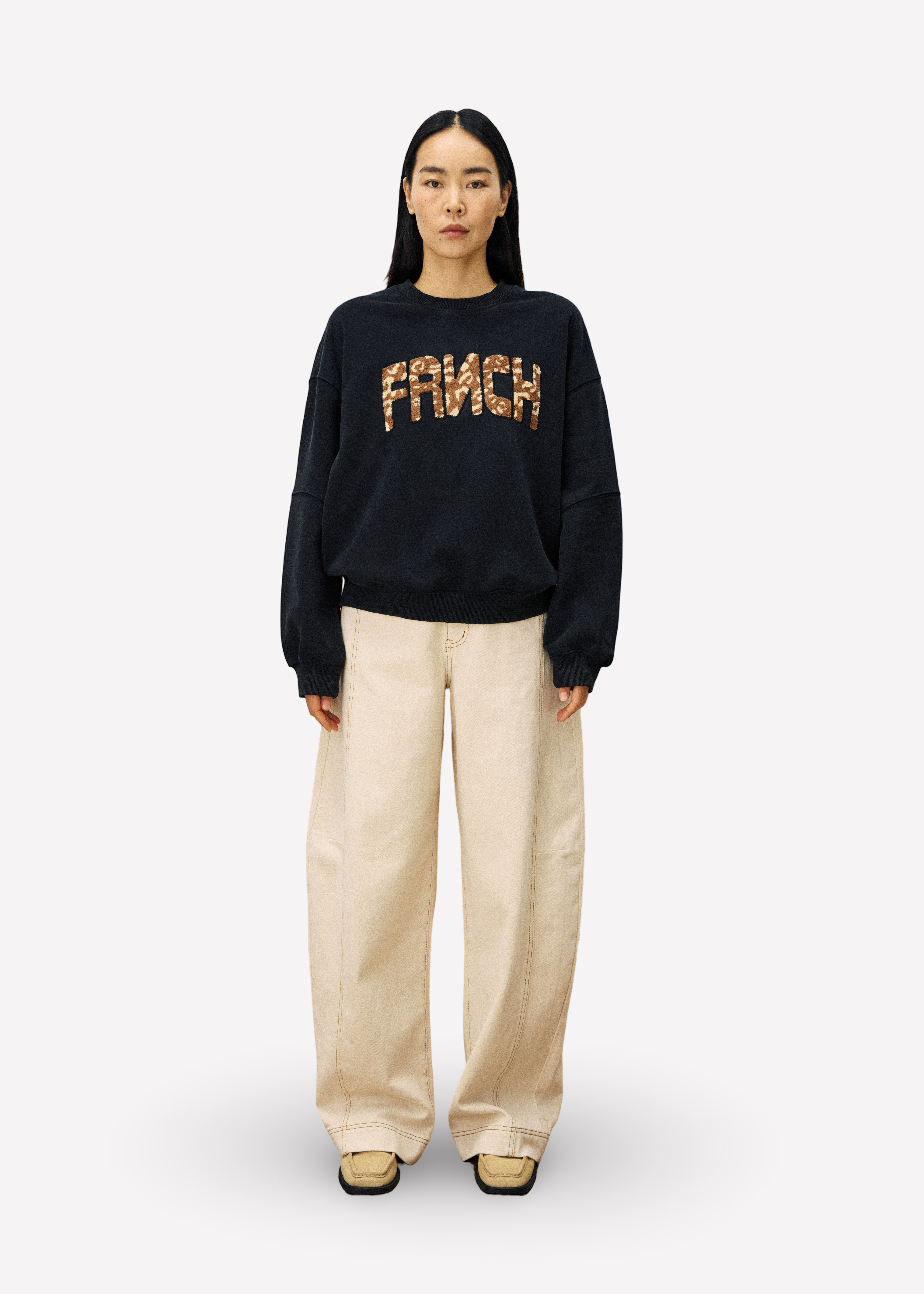Sweatshirt  en coton TILLEUL, FRNCH