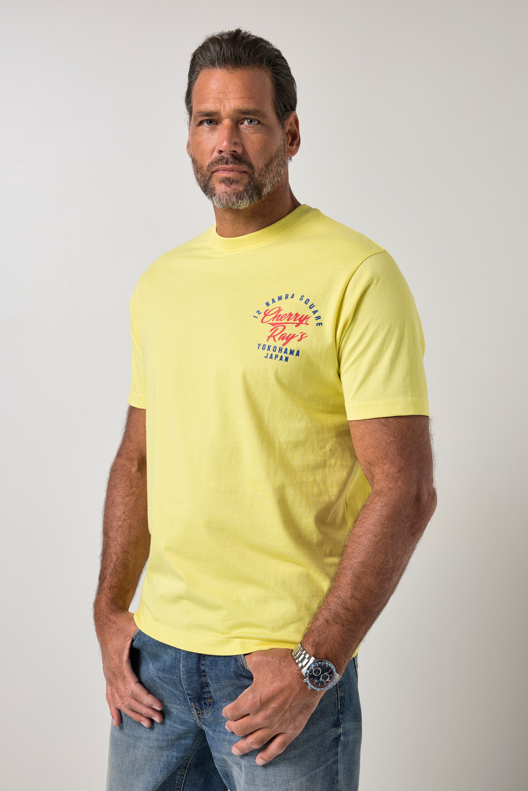 T-shirt à manches courtes et imprimé, JP1880
