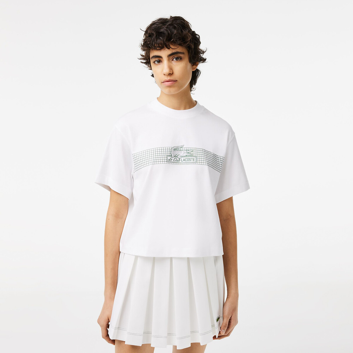 heritage cotton oversized t-shirt with logo print