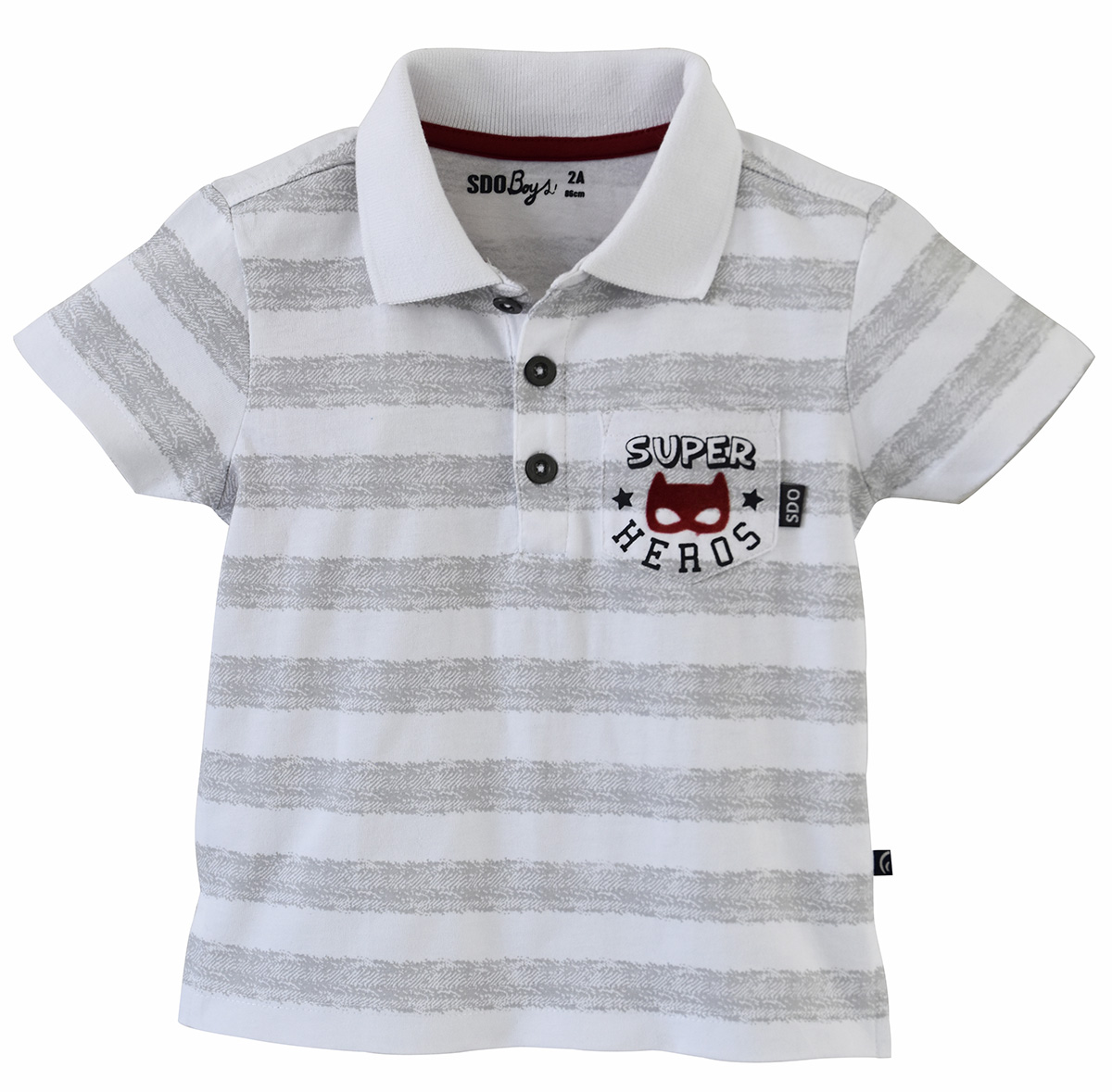 Polo manches courtes garcon, SUCRE D'ORGE