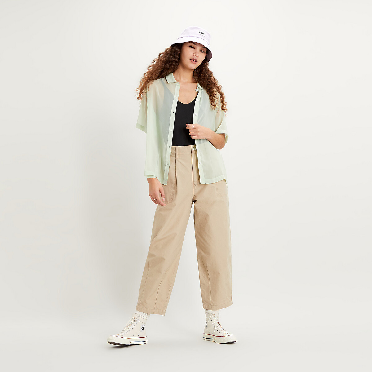 utility pleated balloon trousers