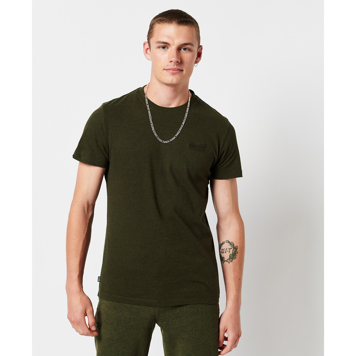 T-shirt de gola redonda, Vintage Logo