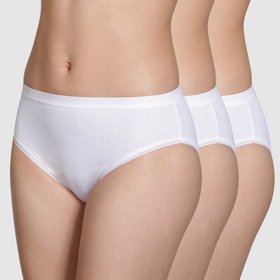 Pack of 3 Midi Knickers in Cotton DIM