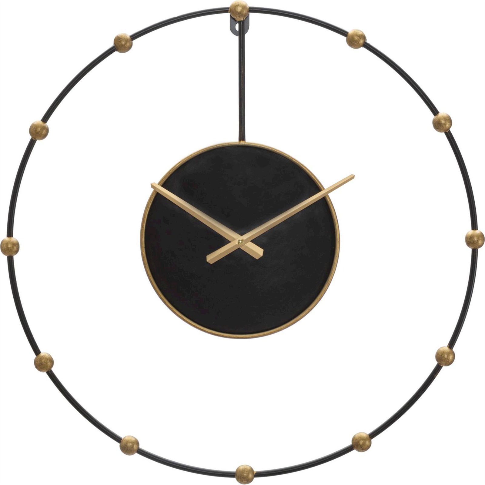 Horloge murale ronde en fer style glamour GLAM, RECOLLECTION