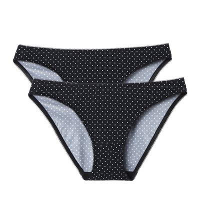 Pack of 2 Microfibre Knickers LA REDOUTE COLLECTIONS