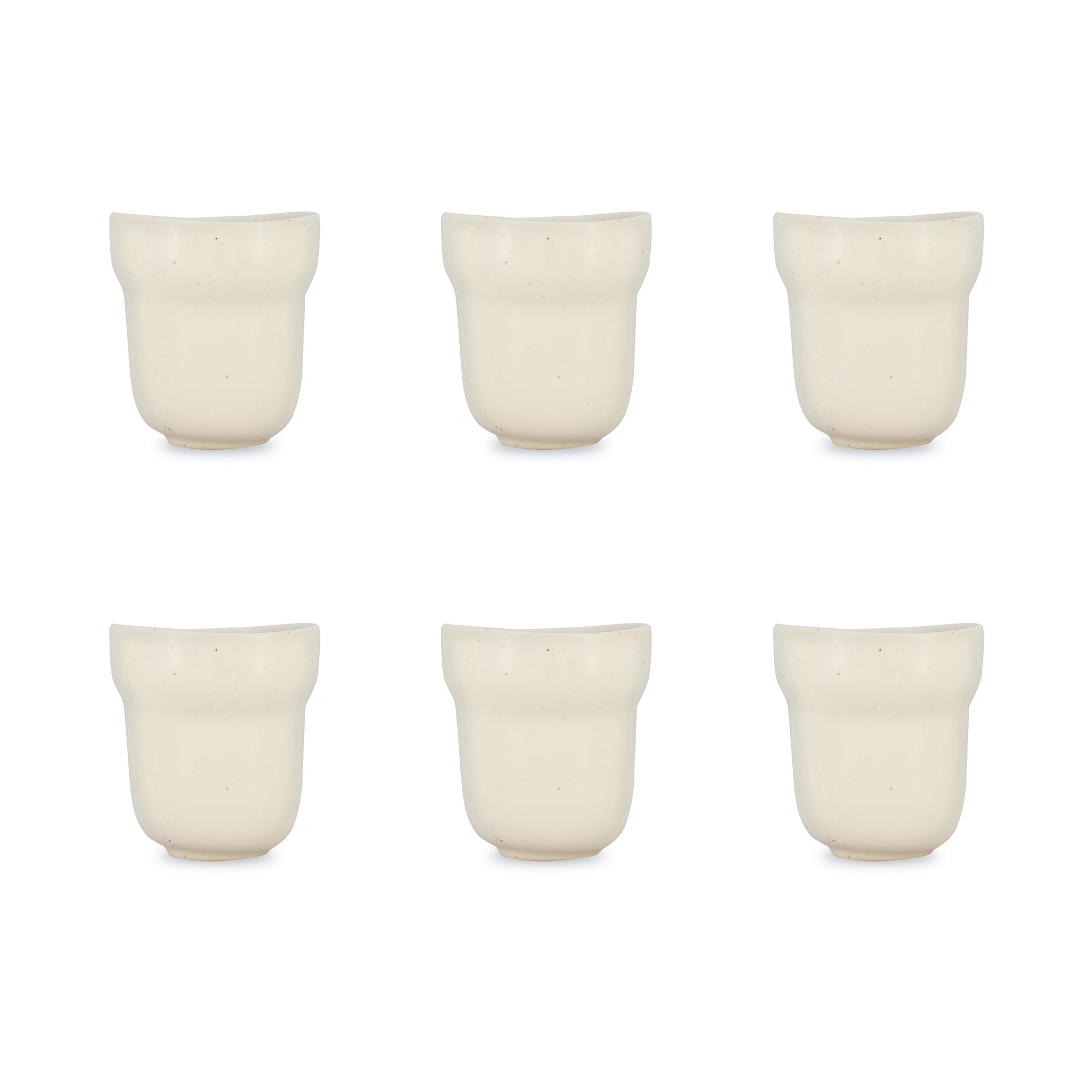 Lot de 4 mugs 32cl en porcelaine, ORA, OGO LIVING