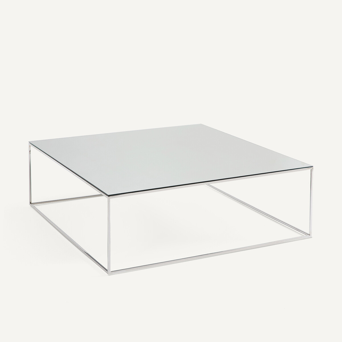 Table basse miroir en métal chromé, MAHAUT, AM.PM