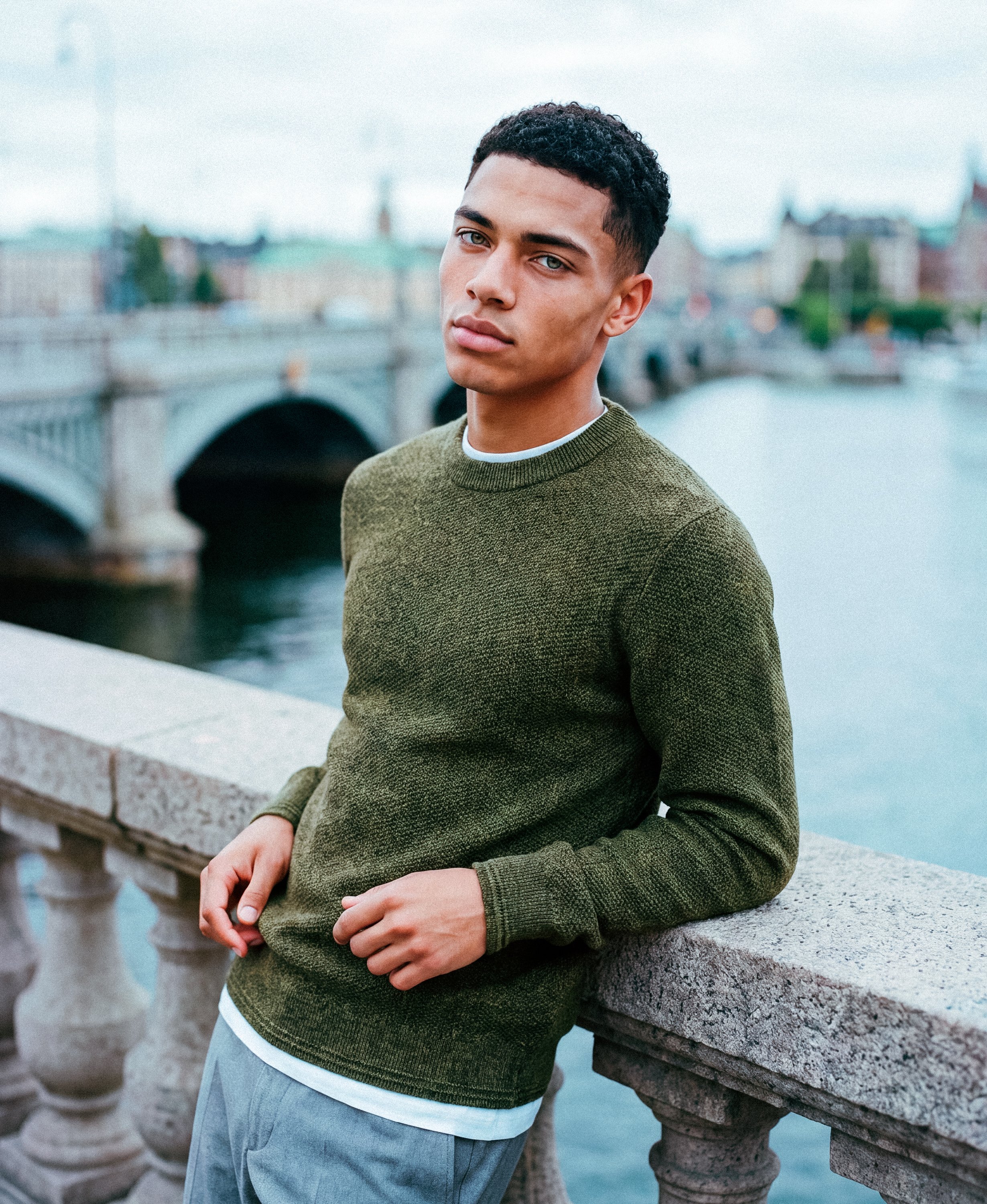 Pull Texture Knit Coupe Décontractée, SUPERDRY