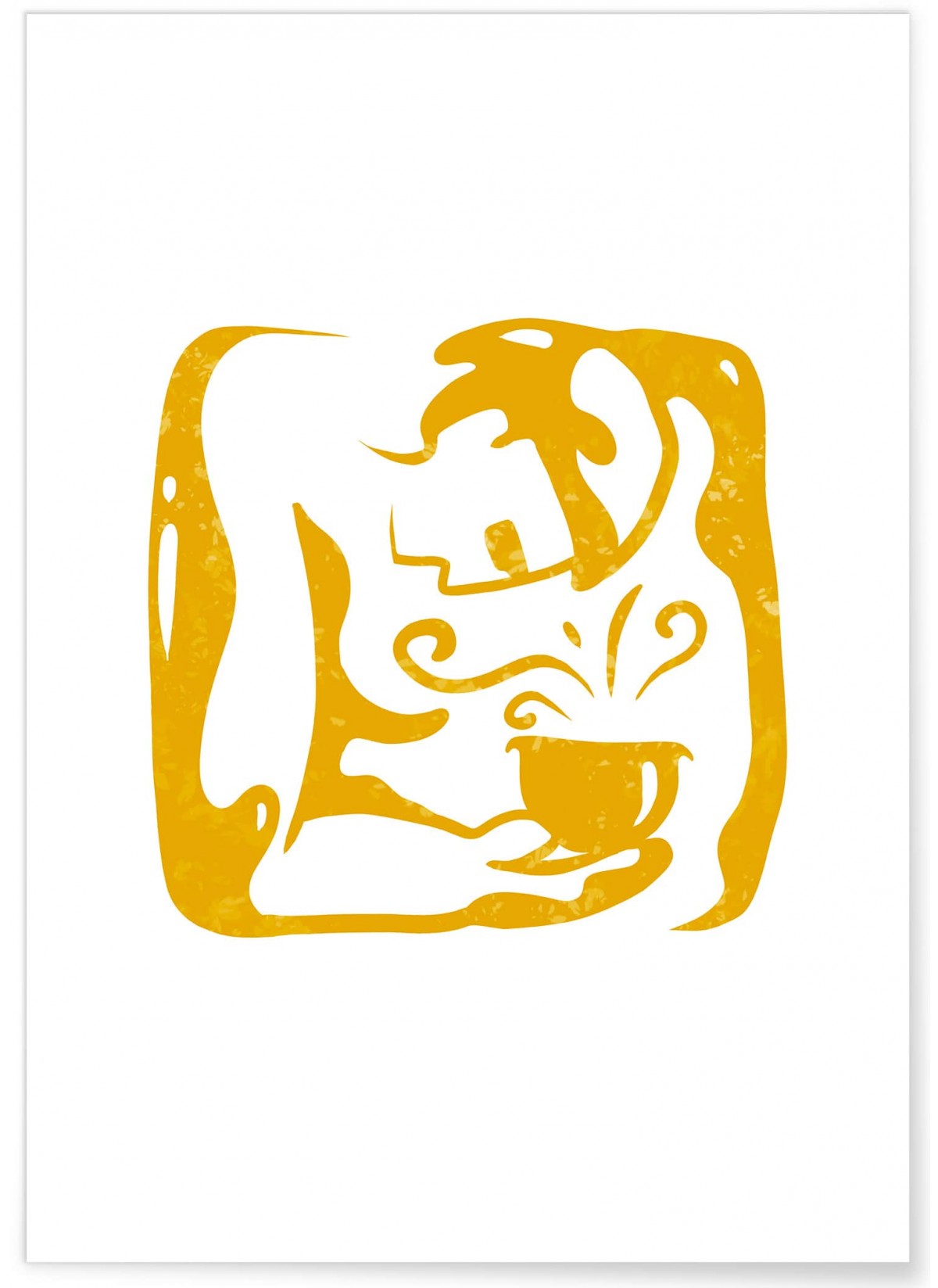 Affiche 'Café divin', L'AFFICHERIE
