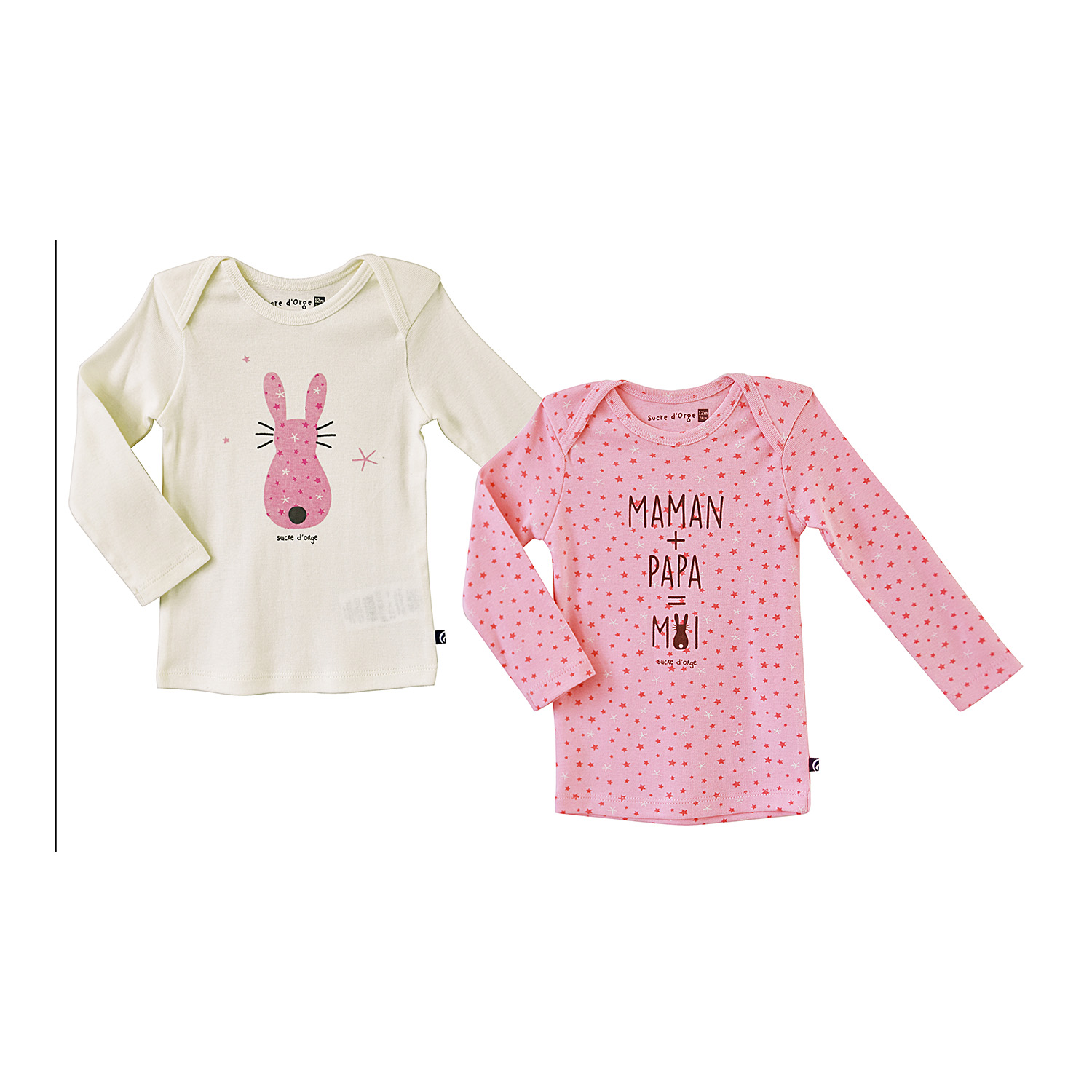 Lot de 2 maillots de corps dina, SUCRE D'ORGE