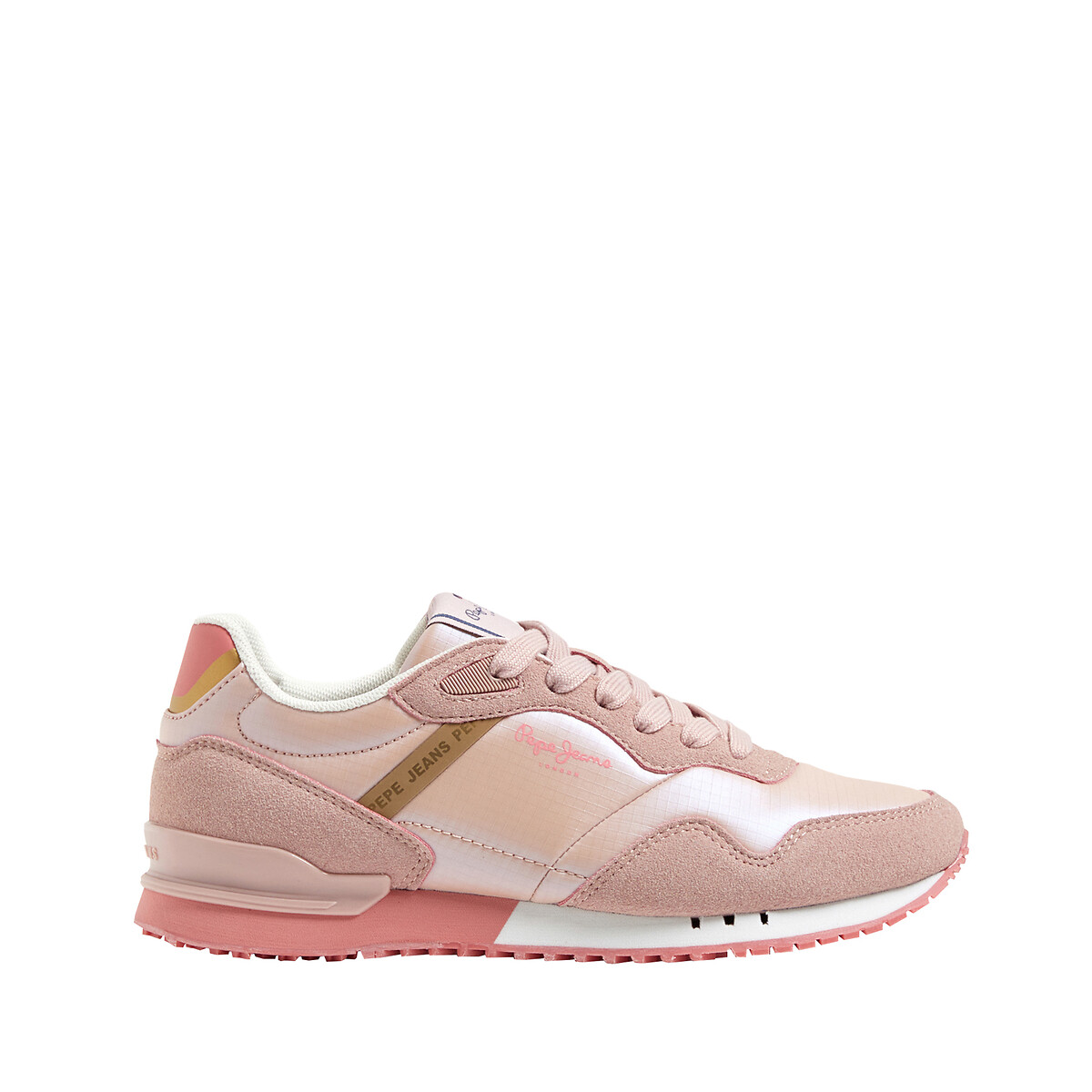 London soft trainers pink Pepe Jeans | La Redoute