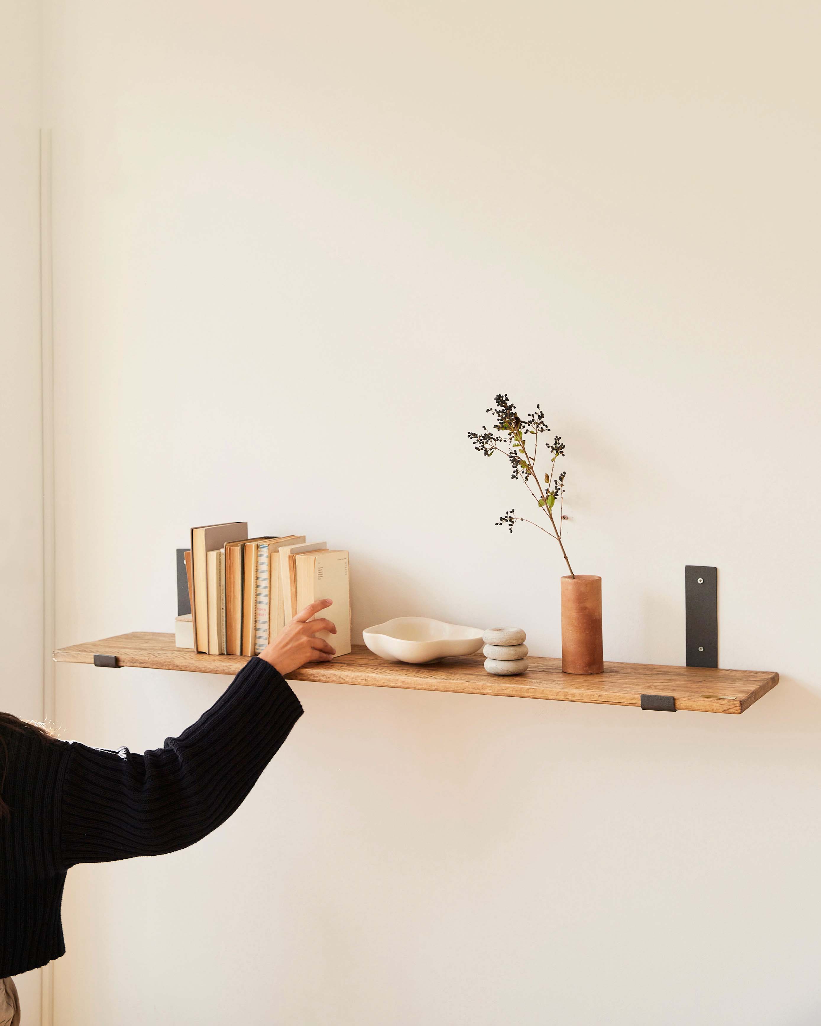 Étagère murale flottante en bois olive 110 cm - WODO, AUTRE TON