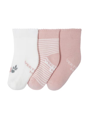 Lot De 3 Paires De Chaussettes Bébé Garçon Petit Rêveur - Motifs Jacquard, Douces Et Résistantes