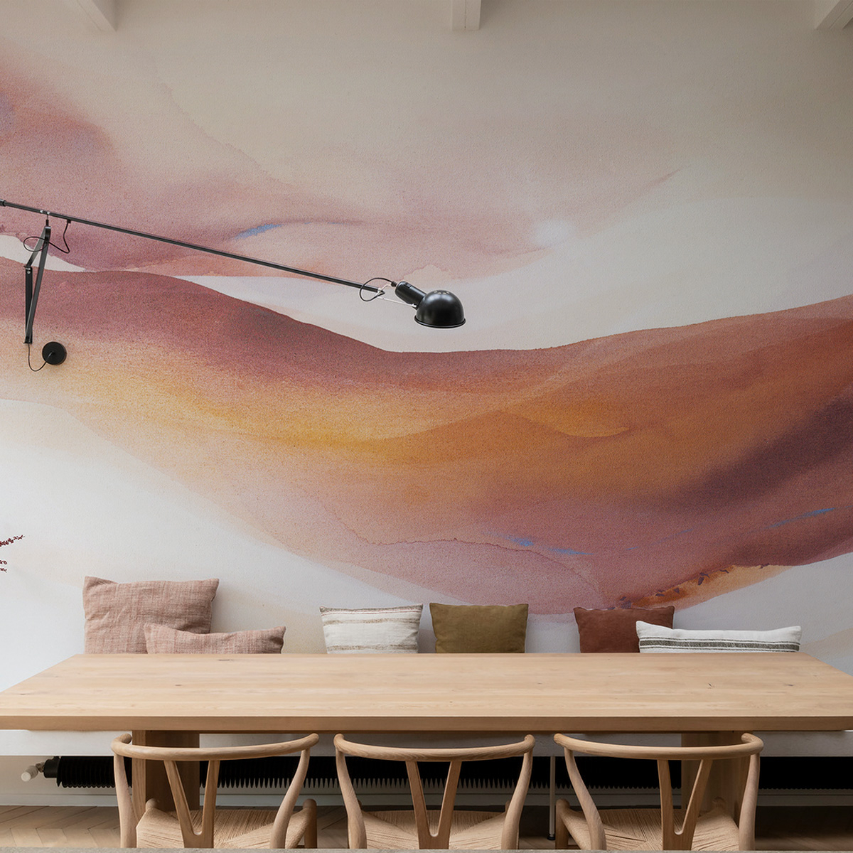 Papier peint panoramique Vibration, Couleurs 300 x 250cm, ACTE DECO