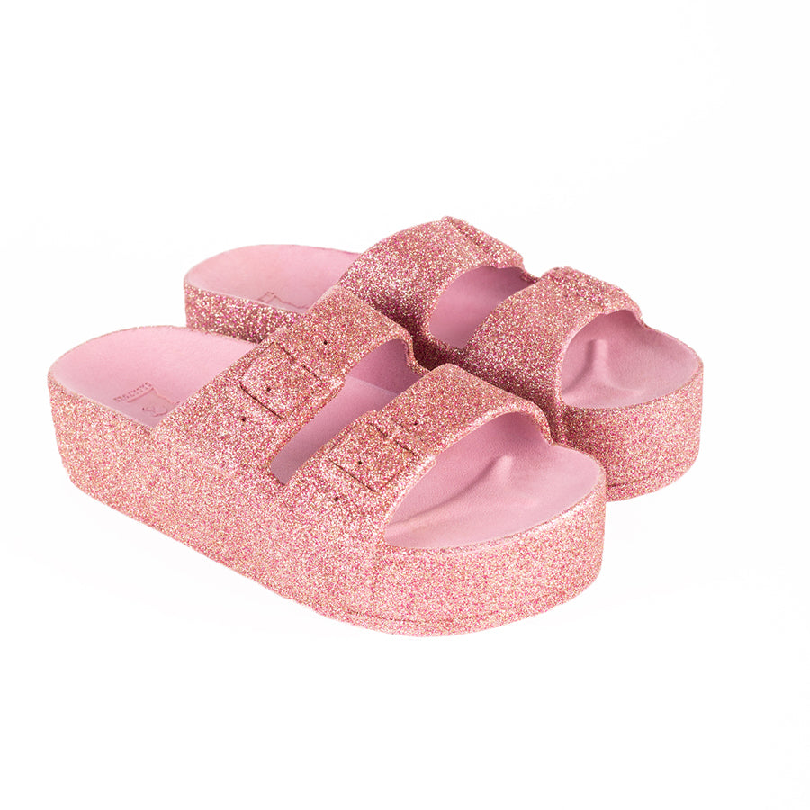 Sandales à paillette compensées Femme CAIPIRINHA GLITTER, CACATOES