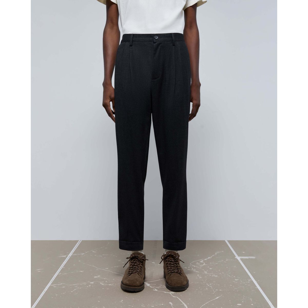 Pantalon doublé online homme