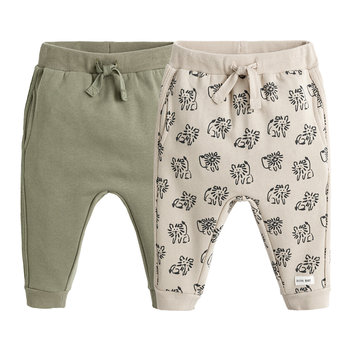 3 Months-3 Years La Redoute Collections Cotton Trousers
