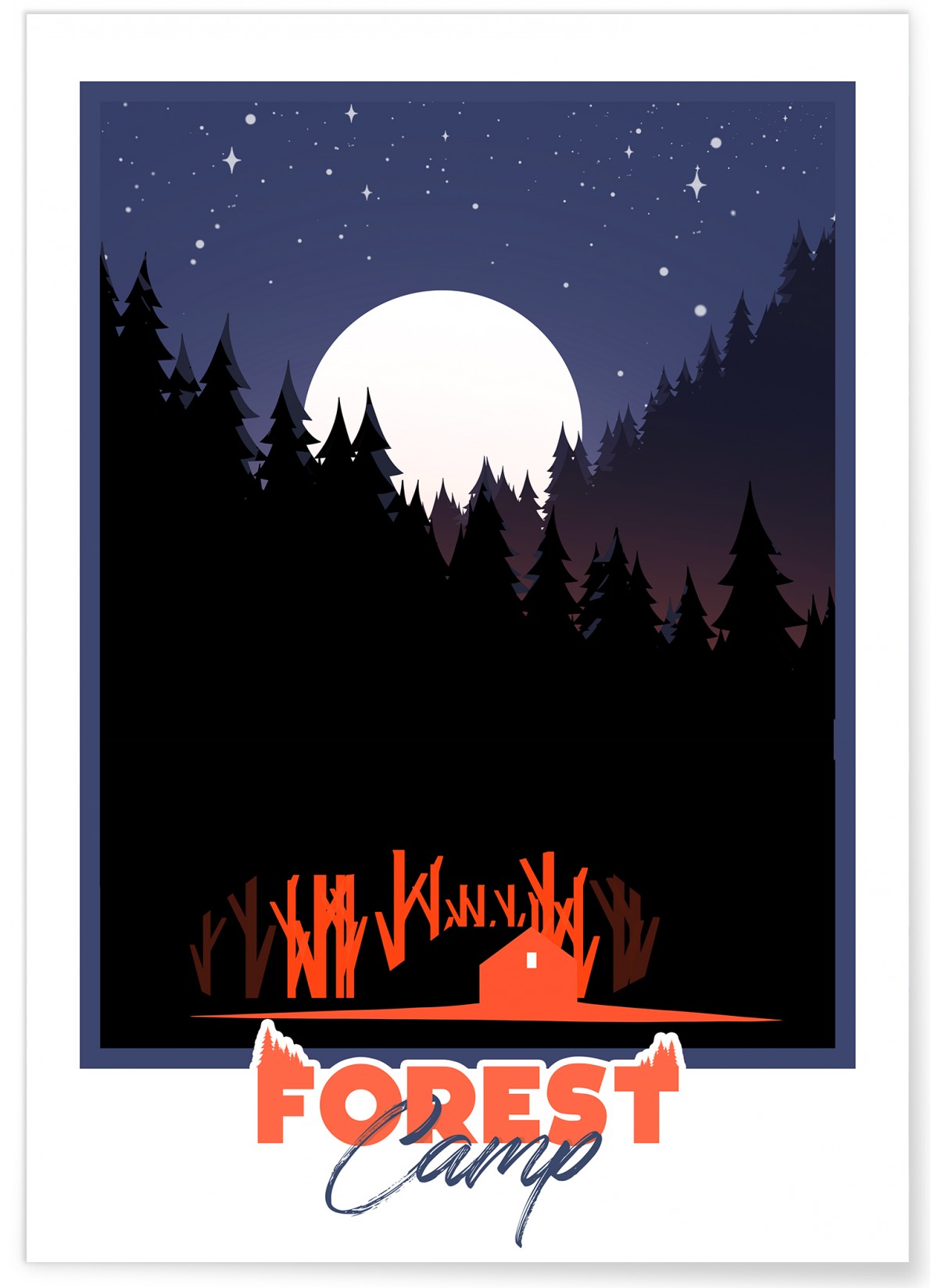 Affiche Forest Camp, L'AFFICHERIE