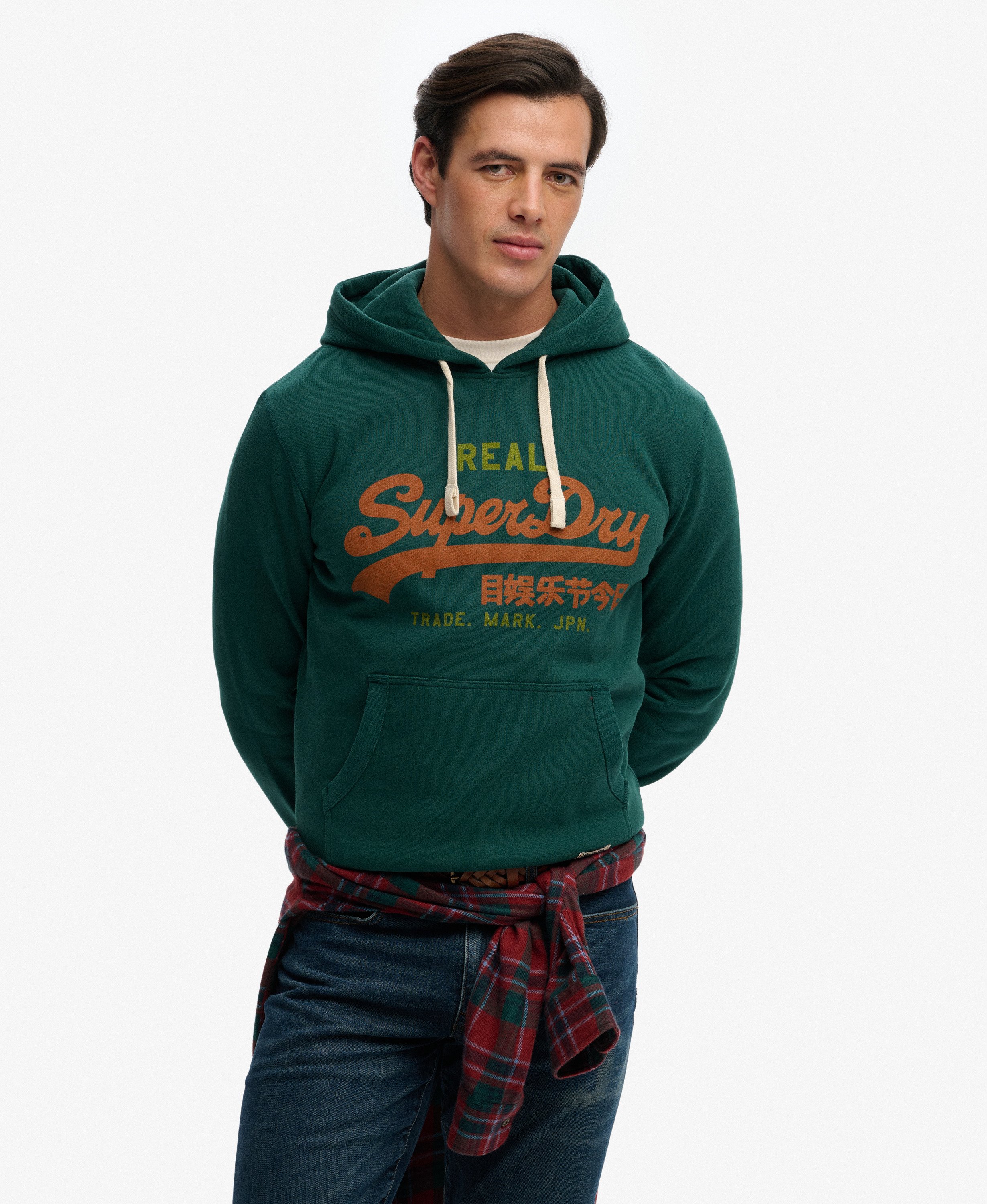 Sweat à capuche Vintage Logo Classic, SUPERDRY