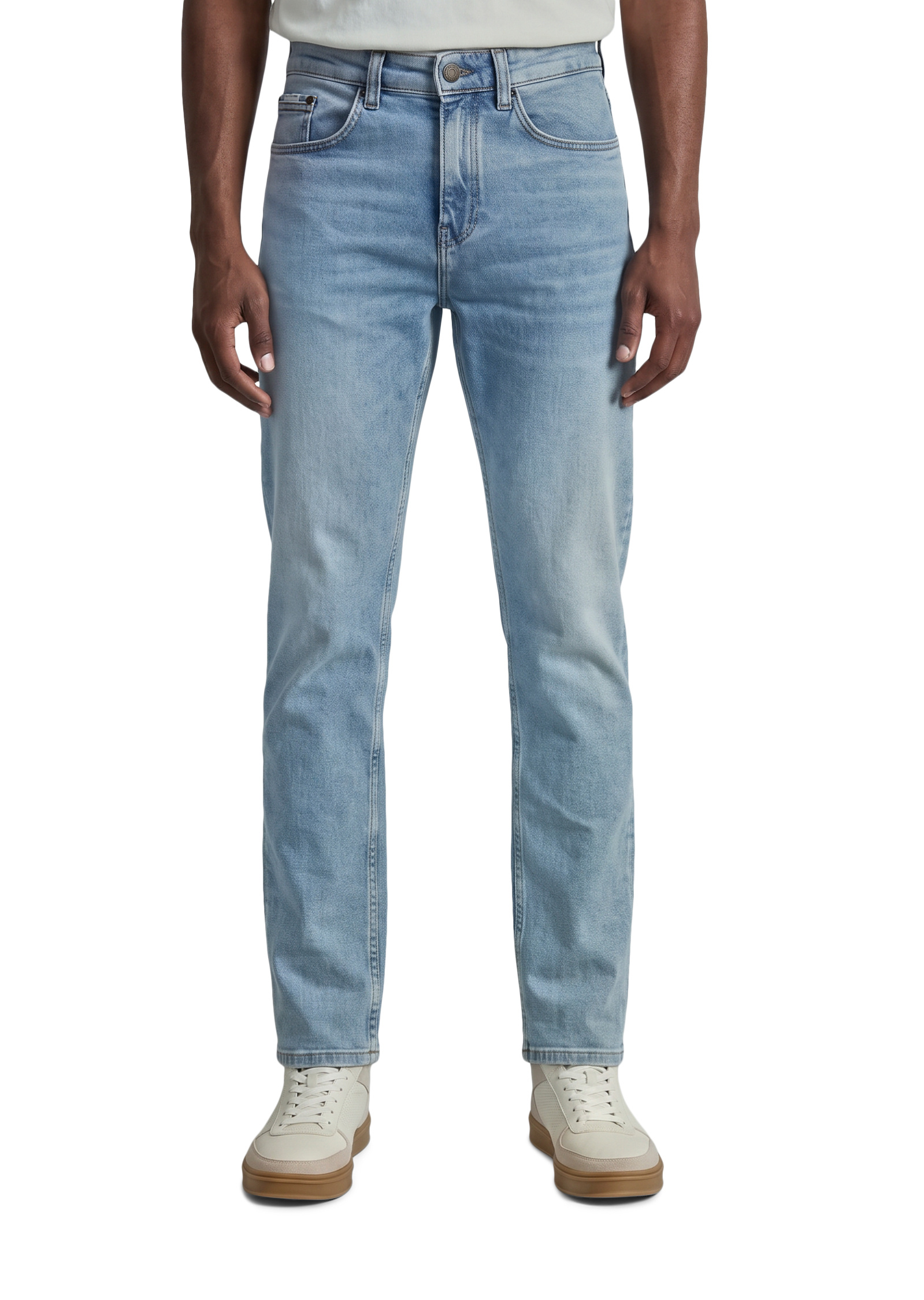 Jeans modèle Linus slim tapered en coton biologique mélangé, MARC O’POLO DENIM