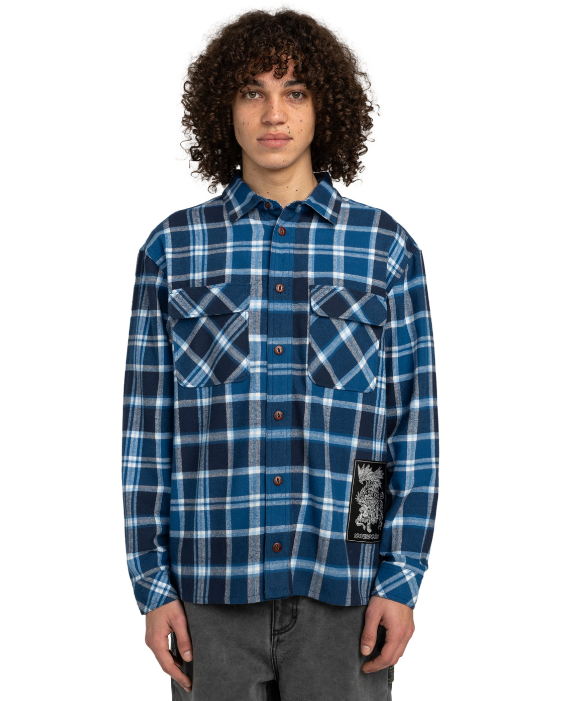 Chemise à manches longues FFNC CHECKMATE, ELEMENT
