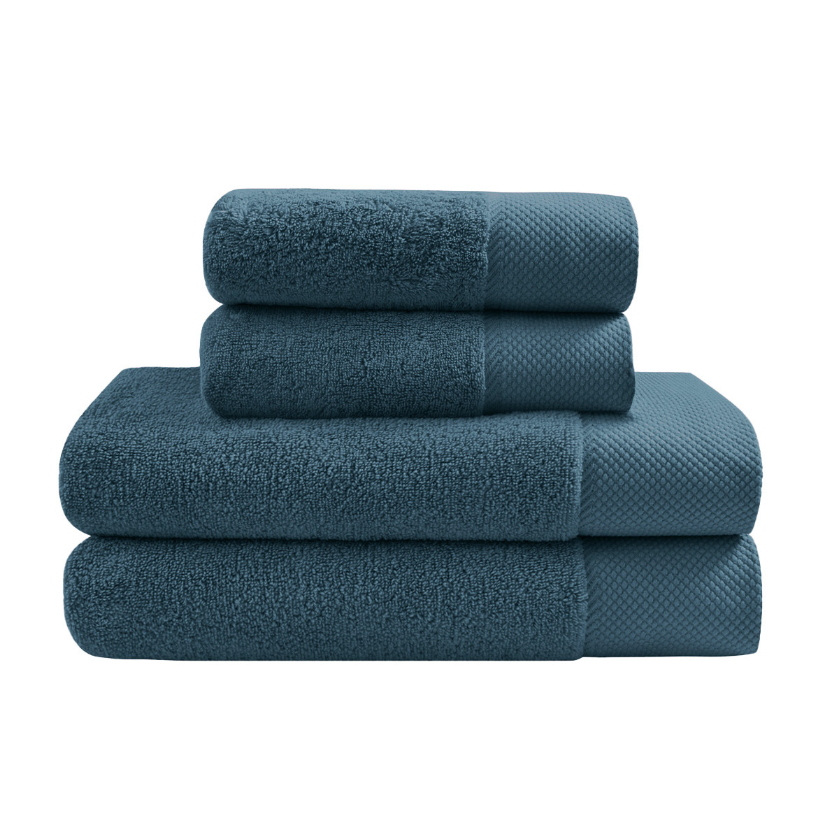 Ensemble Maxi bain 4 pièces (2 Maxi draps de bain + 2 serviettes) SENSOFT, SENSEI MAISON